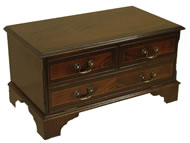 Mahogany Yew Television Stand